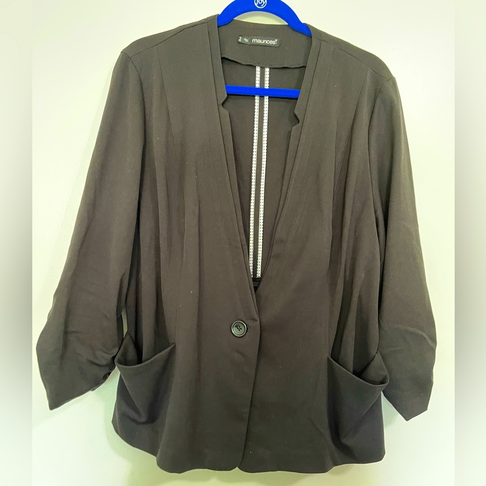 Women’s black blazer